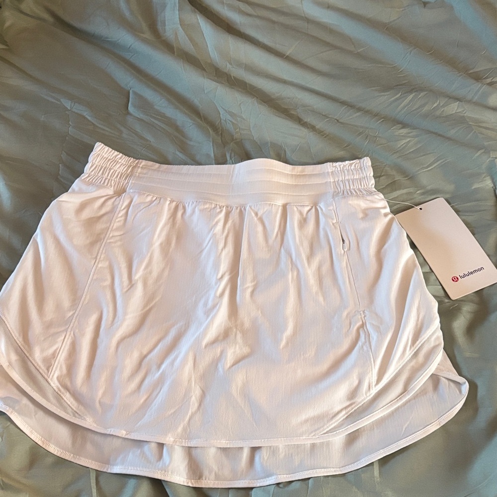 NWT Lululemon White Athletic Skirt